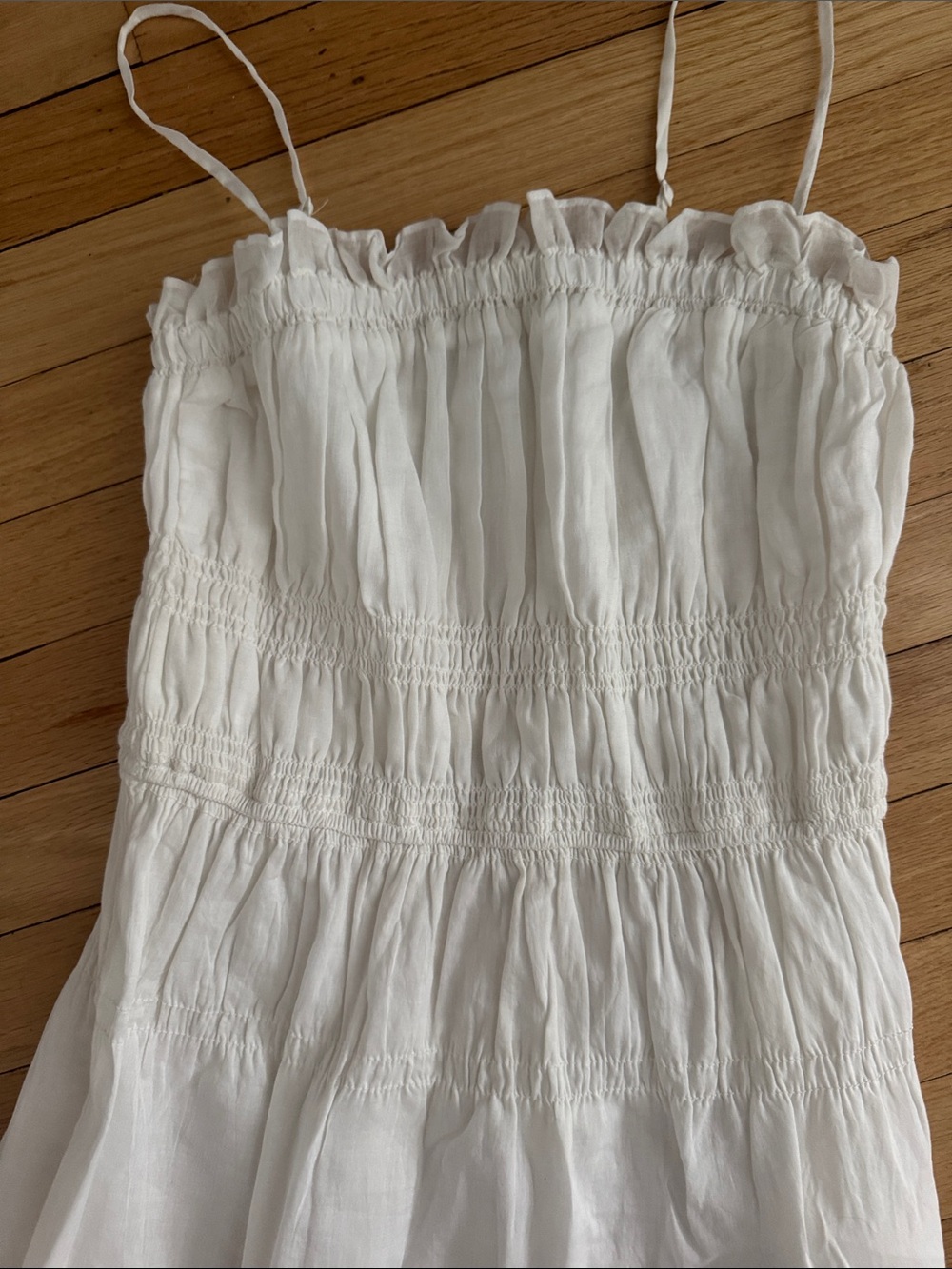 Frame Denim White Midi Sundress - Picture 2 of 4